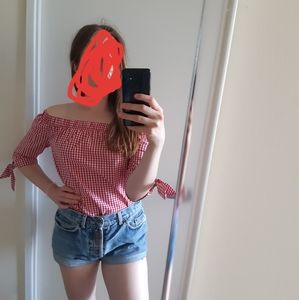 Red Checked Shirt